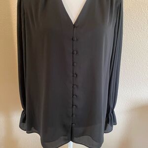 Alfani Button-Up Blouse Size L